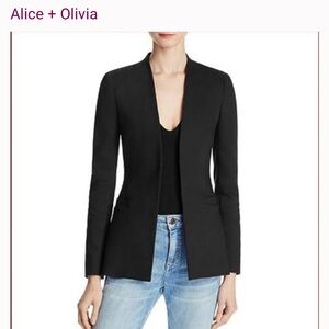 Alice + Olivia Black Blazer